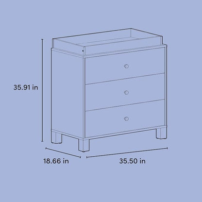 Storkcraft California 3-Drawer Chest - Image 3