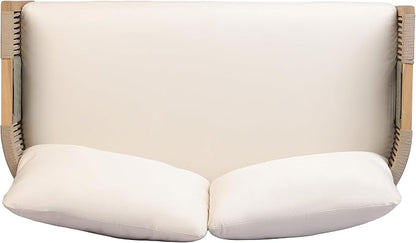 Christopher Knight Home Outdoor Acacia Wood Loveseat - Image 11