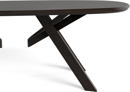 Furniture of America Nazaen VI 82.5" Mid-Century Modern Solid Wood Live Edge - Image 9