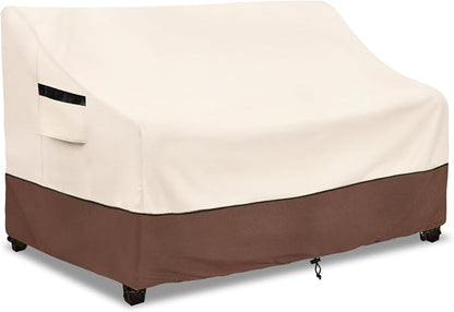 Patio 3-Seater Sofa Cover, Outdoor Couch Cover Fits up to 76W x 32.5D x 33H by LSongSKY