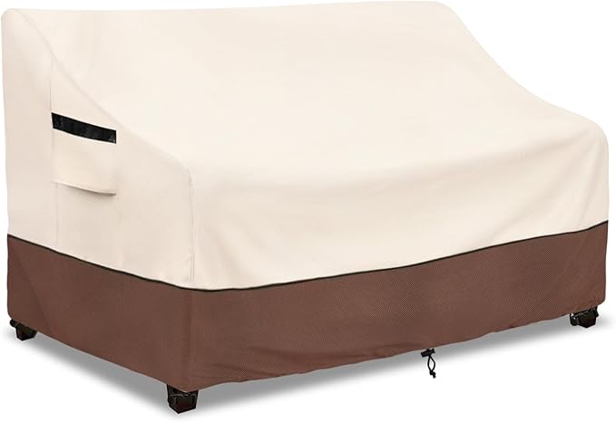 Patio 3-Seater Sofa Cover, Outdoor Couch Cover Fits up to 79W x 37D x 35H Inches by LSongSKY