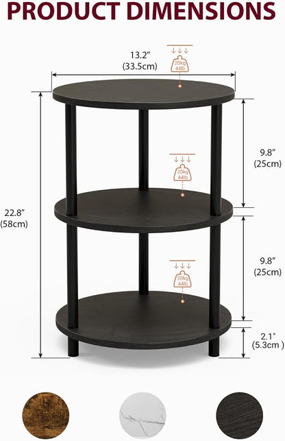 XBurmo Small Round End Table - Image 3