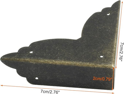 Bivethoi 8 Packs Bronze Box Corner Protectors, Edge Cover Safety Guard - Image 2
