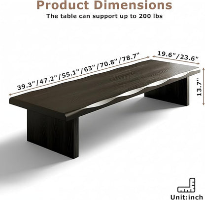 Wooden Japanese Floor Table, Floor Table - Image 2