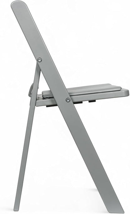 Flash Furniture Hercules Kids Gray Resin Folding Chair - Image 11