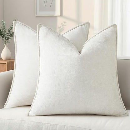 decorUhome Summer Couch Throw Pillow Covers 18x18 Set of 2, Decorative Soft by decorUhome