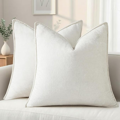 decorUhome Summer Couch Euro Sham Throw Pillow Covers 26x26 Set of 2, by decorUhome