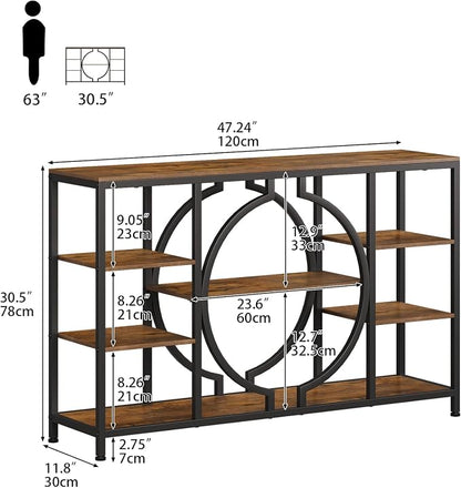 GiftGo 47" Industrial Console Tables - Image 2