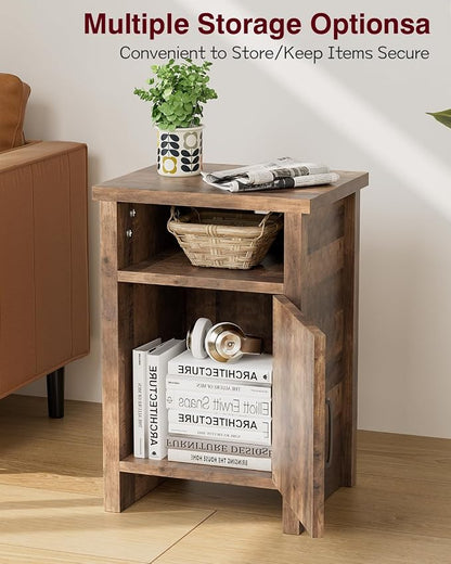 YESHOMY Farmhouse Modern Nightstand - Image 4