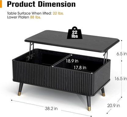 JOINICE Lift Top Coffee Table - Image 2
