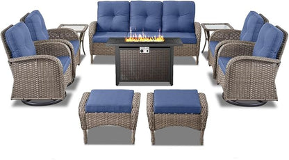 Belord Expansive 10 Pieces Outdoor Patio Furniture Set - Image 3
