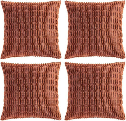 Fancy Homi 4 Packs Decorative Throw Pillow Covers by Fancy+Homi