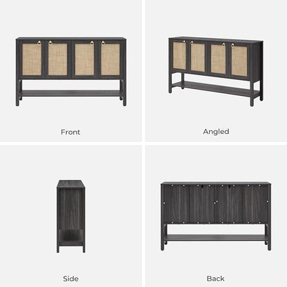 SICOTAS Rattan Sideboard Buffet Cabinet - Image 9