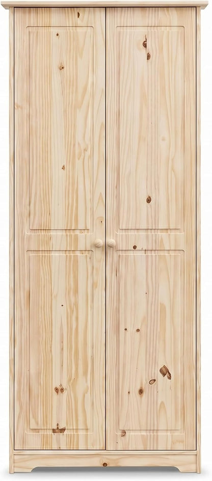 From the Tree Furniture Solid Pine Pantry Cabinet — 72" Tall Unfinished Kitchen - Image 3