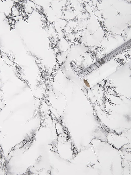 Art3d 17.3" x 120" Wall Panel Marble by Art3d