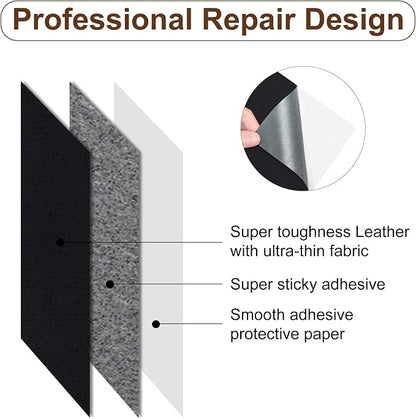 Numola Leather Repair Patch 3×4 inch Self-Adhesive Leather Repair Tape - Image 3