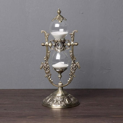 Hourglass Timer, 15 Minutes Embossed Golden Hourglass Timer, Used - Image 6