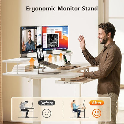 OffiGo U Shaped Electric Standing Desk - Image 6