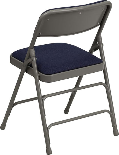 Flash Furniture 2 Pack HERCULES Series Curved Triple Braced & Double Hinged - Image 6