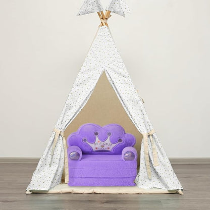 MOONBEEKI Toddler Chair Comfy，Foldable Princess Couch - Image 6