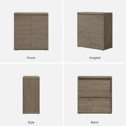 SICOTAS Buffet Cabinet with Storage Accent Sideboard Modern Credenza with Doors - Image 9