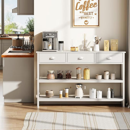 Furologee White Long 47" Console Sofa Table - Image 8