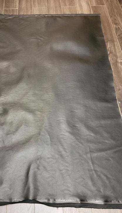 Black 0.9 mm Soft Faux Vegan PU Leather by The Yard Synthetic Pleather 0.9 mm - Image 5