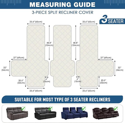 TAOCOCO 100% Waterproof Recliner Couch Cover, Non Slip Split Couch Covers - Image 5