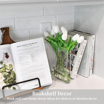 Puransen Clear Book Flower Vase - Image 5