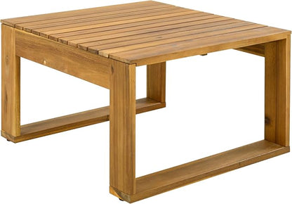 Christopher Knight Home Kayahs 3 Pieces Acacia Wood Furniture Set, Patio - Image 17