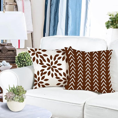 YCOLL Pillow Covers 20x20 Set of 4, Modern Sofa Throw Pillow Cover, Decorative - Image 3