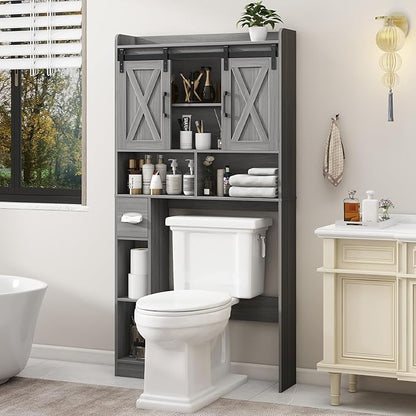 Farmhouse Over The Toilet Storage Cabinet by Vabches