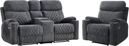 HAOMARKETS 2-Piece Power Recliner Sofa Set - Image 8