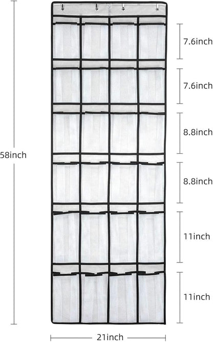 SAVERHO Hanging Shoe Organizer, Over The Door Shoe Organizer - Image 2