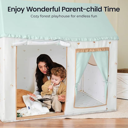 Tiny Land Kids Tent with Printed Mat, Kids Play Tent - Image 5