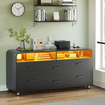 SEDETA 6 Drawer File Cabinet by SEDETA