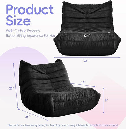 Hobestluk Small Bean Bag Chair - Image 2