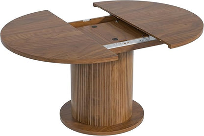 43.3 inch 59 inch Adjustable Size Round Dining Table - Image 7