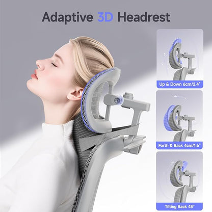 Ergonomic Office Chair with 3D Headrest, Computer Chair with Adjustable - Image 5
