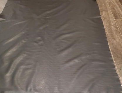 NAT Leathers | Black Thin Garment 0.6 mm Soft Faux Vegan Leather PU | 10 Yards - Image 6