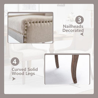 Modern Dining Chairs Set of 4, High Back Dining Chairs Side Chairs - Image 6