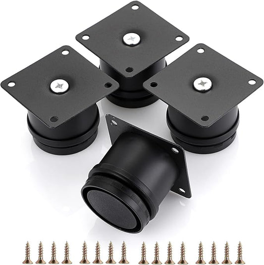 OwnMy 4PCS 2 Inch Stainless Steel Furniture Legs Feets Metal Cabinet Desk Legs by OwnMy