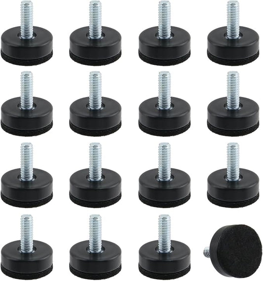 KUMGROT 1/4 Inch Furniture Leg Risers, Table Leg ExtendersWith Black Felt Pads by KUMGROT