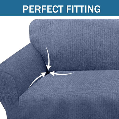 Loveseat Slipcover with 2 Pillow Cover - Image 3