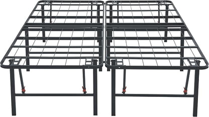 Amazon Basics Bed Frame with Storage, Foldable Metal Platform, Sturdy Steel - Image 7