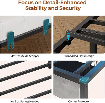 DICTAC Corner Bed Frame Twin XL - Image 9