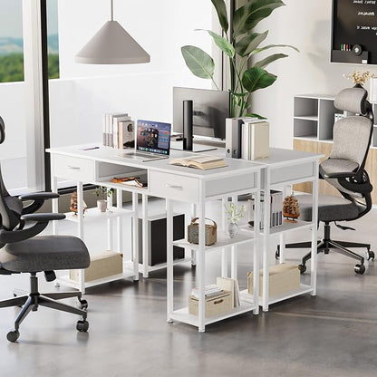 DUMOS 48" Small Computer Home Office Desk - Image 4