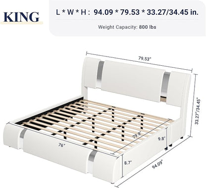 Allewie King Size Bed Frame - Image 2