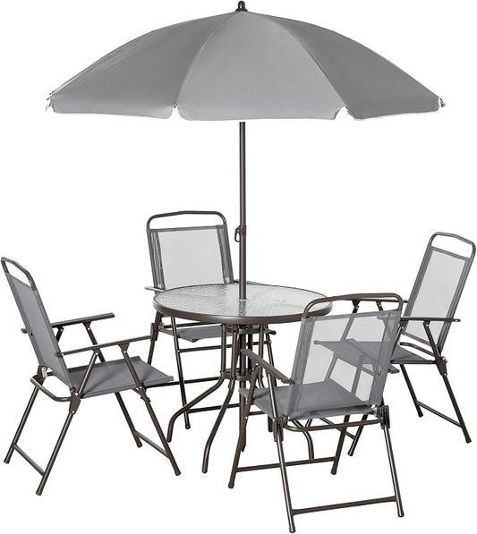 Outsunny 6 Piece Patio Dining Set by Outsunny