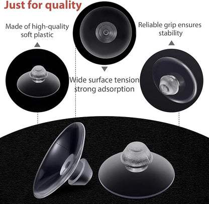 20-Pack Transparent Anti-Collision Suction Cups, 30mm/0.7" Mark-Free Design - Image 3